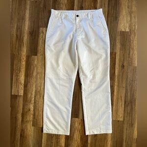 adidas CLIMALITE Men's Pants - WHITE! - in perfect condition! Size 34x32